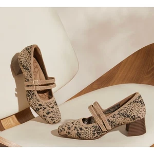 Vivaia Talla 39M Melody Pro Mary Jane Estampado Serpiente Excelente Puntera Cuadrada - Imagen 1 de 18