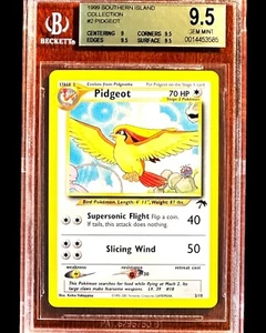 Pidgeot - Pokémon 2001 Islas del Sur 2/18 - Gema Como Nueva BGS 9.5 - Pop 2 - Imagen 1 de 4