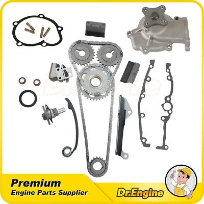 Fit 91-99 Nissan NX1600 Sentra 200SX 1.6L DOHC Timing Chain Kit Water Pump Set - Image 1 of 4