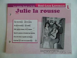 KARTE STECKVERGNÜGEN ZU SINGEN RENE LOUIS LAFFORGUE JULIE LA ROUSSE - Bild 1 von 1