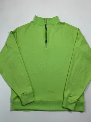FootJoy Jacket Mens Medium Green 1/4 Zip Performance Stretch Pullover Casual - Image 1 of 4