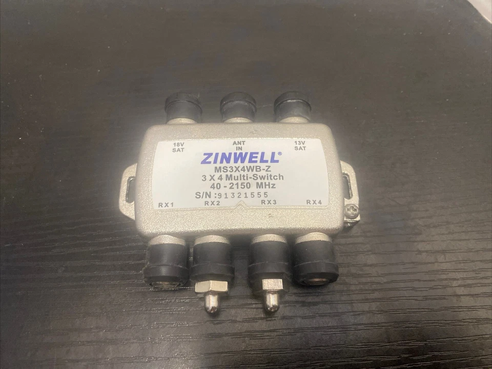 Zinwell 3 x 4 Multi Switch 40-2150 MHz MS3X4WB-Z New 🔥 - Image 1 of 4