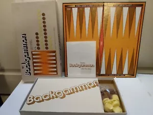 Vintage Whitman Western Publishing 1973 Backgammon Fully Complete Good Condition - Picture 1 of 5
