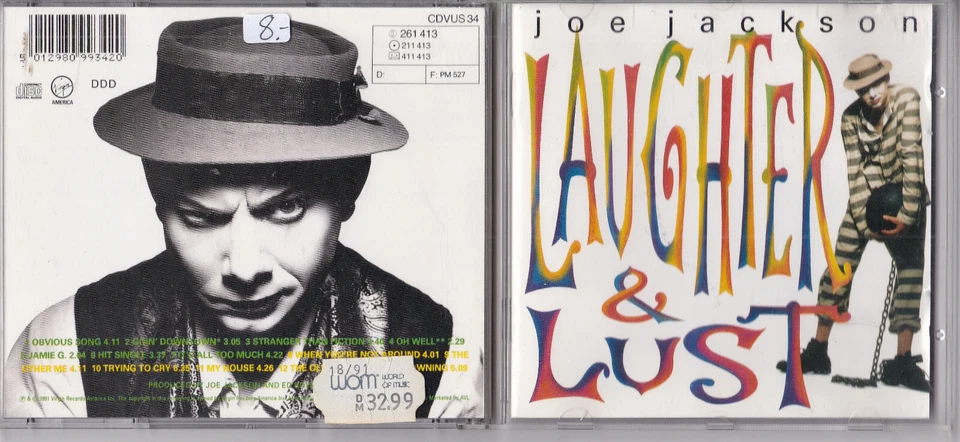 Joe Jackson -Laughter & Lust- CD Virgin - Bild 1 von 1