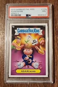 2013 garbage pail kids card Adam Bomb 128a series 2 Psa 9. Population 2 - Picture 1 of 2