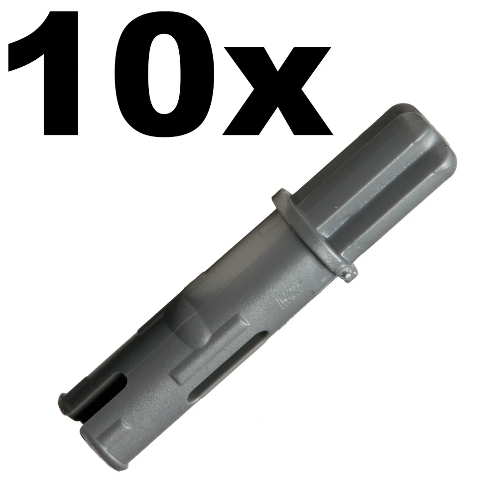 NEW LEGO - Technic - Pins - Axle/Pin L3 Friction Lengthwise Gray Dark x 10 - Image 1 of 1