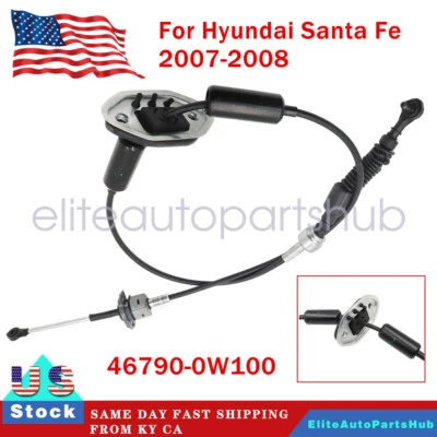 Cable de palanca de cambios de transmisión automática V6 1 pieza para Hyundai Santa Fe 2007 2008 Foto 1 de 4