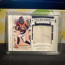 2020 National Treasures COURTLAND SUTTON Tremendous Treasures Dirty Patch #50/99