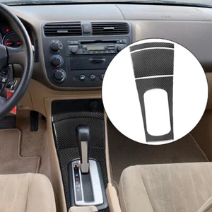 Carbon Fiber Interior Console Gear Shift Panel Set Trim Cover for Honda Civic - Picture 1 of 17