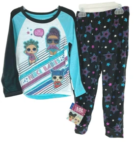 L.O.L Surprise Pajamas Girls Top & Pants Dolls Long Sleeve PJ Set Size 6/6X - Picture 1 of 4