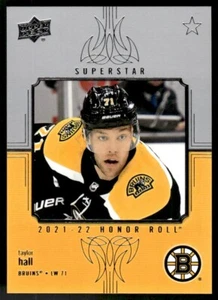2021-22 Upper Deck Honor Roll Taylor Hall Boston Bruins #HR-93 - Picture 1 of 2