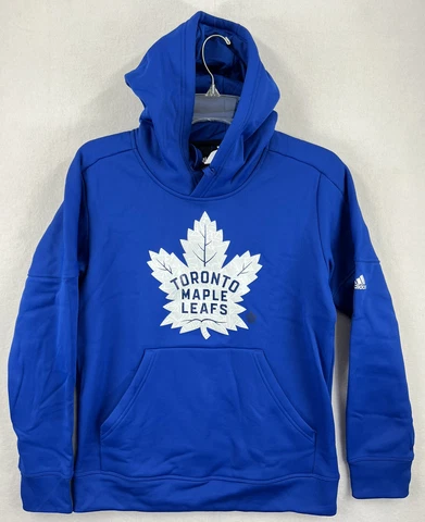Toronto Maple Leafs Women's Adidas Performance Logo Sweatshirt - Women  M - Blue Cover