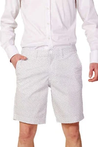 Pantalones Cortos Armani Exchange Hombres - W28 Blanco Diseñador Informal Calce Regular Verano - Imagen 1 de 2