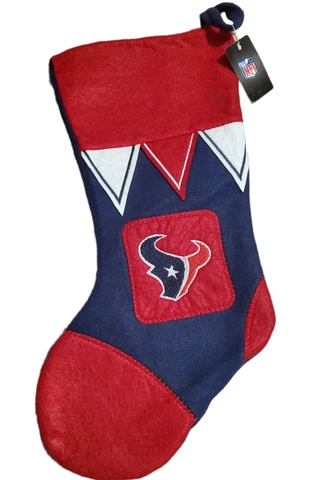 Houston Texans 18-inch Heavyweight Christmas Stocking Cover