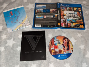 Grand Theft Auto V 5 - PlayStation 4 (PS4) (PS5) - Vendeur Royaume-Uni - Boîte avec carte