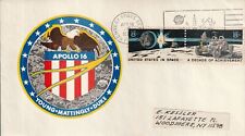 Space Cover: Apollo 16 Astronauts - Young, Mattingly, and Duke
