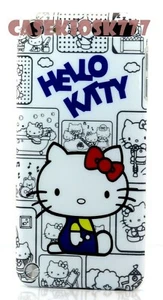 for iPod touch 5th 5 th itouch 5 th 5 gen hello kitty white gray red hard case - Foto 1 di 2