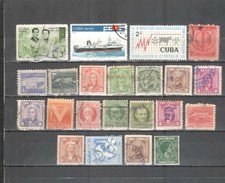 T9411  - CUBA - LOTTO 22 TEMATICI ANTICHI - VEDI FOTO