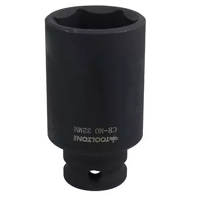 32mm 1/2" Drive Double Deep Metric Impact Socket Single Hex 6 Side TE644 - Image 1 of 4