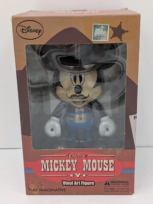 Disney Play Imaginative 7 Inch Vinyl Art Figure Cowboy Mickey Mouse Collectable - Image 1 of 4