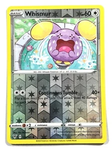 Whismur 135/185 Reverse Holo Common Vivid Voltage Pokemon - Picture 1 of 4