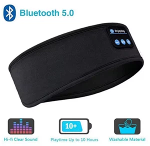 Fone Bluetooth Earphones Sports Sleeping Headband Elastic wireless headband - Imagen 1 de 6