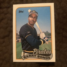 1989 Topps 620 Barry Bonds  Pittsburgh Pirates