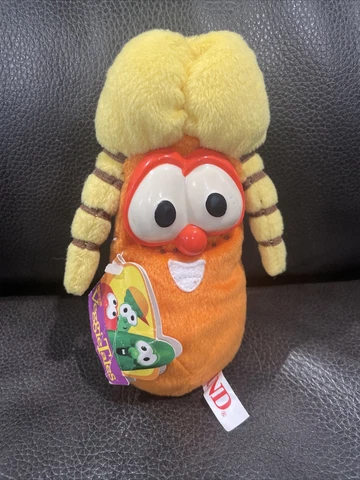 GUND VeggieTale LAURA CARROT Plush, Beanbag Character VTG NWT Cover