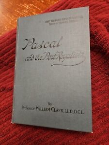 Vintage! Pascal und die Hafenroyalisten von William Clark 1902 Hardcover GUT!