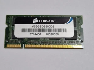Corsair 2GB DDR2 800MHz PC2-6400 Notebook Speicher RAM VS2GSDS800D2 - Bild 1 von 1