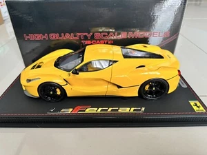 1/18 BBR Ferrari Laferrari Giallo Modena All Body Yellow Diecast Limited 52 Pcs - Picture 1 of 4