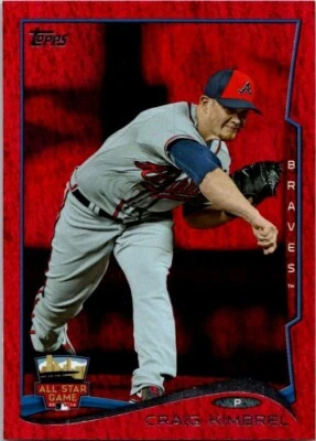 2014 Topps Update Red Hot Foil #US-259 Craig Kimbrel - Atlanta Braves - Image 1 of 2