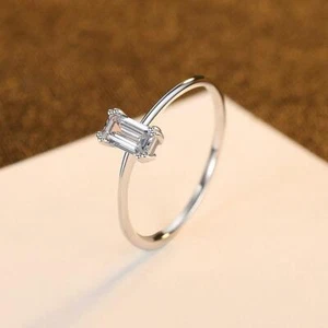 BENIAMINO Damen Ring 925er Sterling Silber Solitär Rhodiniert Silberschmuck OVP - Bild 1 von 6