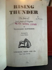 RISING THUNDER THE SORY OF JACK JOUETT OF VIRGINIA 1942 - Picture 1 of 13
