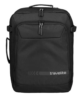 travelite Kick Off Backpack Rucksack Freizeitrucksack Rucksack Black schwarz Neu - Bild 1 von 4