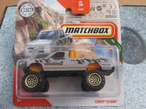 Matchbox 2020 #069/100 CHEVY K1500 grey CaseC - Picture 1 of 2