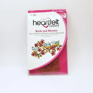 Heartfelt Creations BIRDS and BLOOMS Stamps HCPC3644 Cling Stamps "New" - Picture 1 of 3