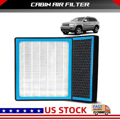 Filtro de aire de cabina HEPA 6040C para Jeep Grand Cherokee 2011-2021 Foto 1 de 4