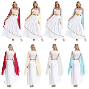 Damen Kleid Angenehmes Kostüm Ärmellos Robe Nachtclub Toga Weiches Maxikleid - Bild 1 von 43