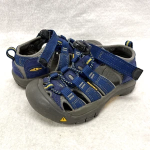 KEEN Newport H2 Outdoor Sandal Kids Size US 10 - Blue Gray Hiking Closed-Toe - Picture 1 of 8