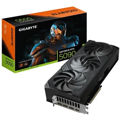 Gigabyte GeForce RTX 5090 WINDFORCE OC 32G GV-N5090WF3OC-32GD PCIe 5.0x16 GDDR7 - Image 1 of 4
