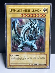 Yugioh Blue-Eyes White Dragon - SKE-001 - Super Rare Unlimited MP/HP - Picture 1 of 12