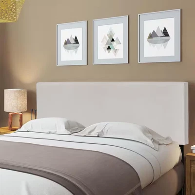 Roanne Fog Queen Plain Headboard - Image 1 of 4