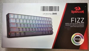 REDRAGON Fizz K617 RGB USB Mini Mechanical Gaming Wired Keyboard Red Switch 61 - Picture 1 of 4