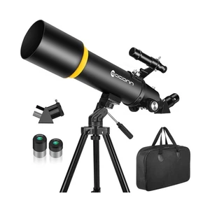 Telescope for Adults, 90mm Aperture 600mm Refractor Telescope for Kids and Be... - Picture 1 of 7