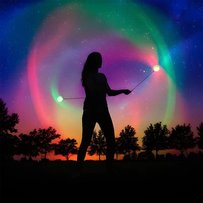 NEW CoolThings Australia LED Poi Ball Twin Pack - image 1 of 3