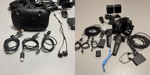 Kit Auriculares HTC Vive VR Sistema Realidad Virtual Conjunto Buen Estado Usado Japón - Imagen 1 de 12