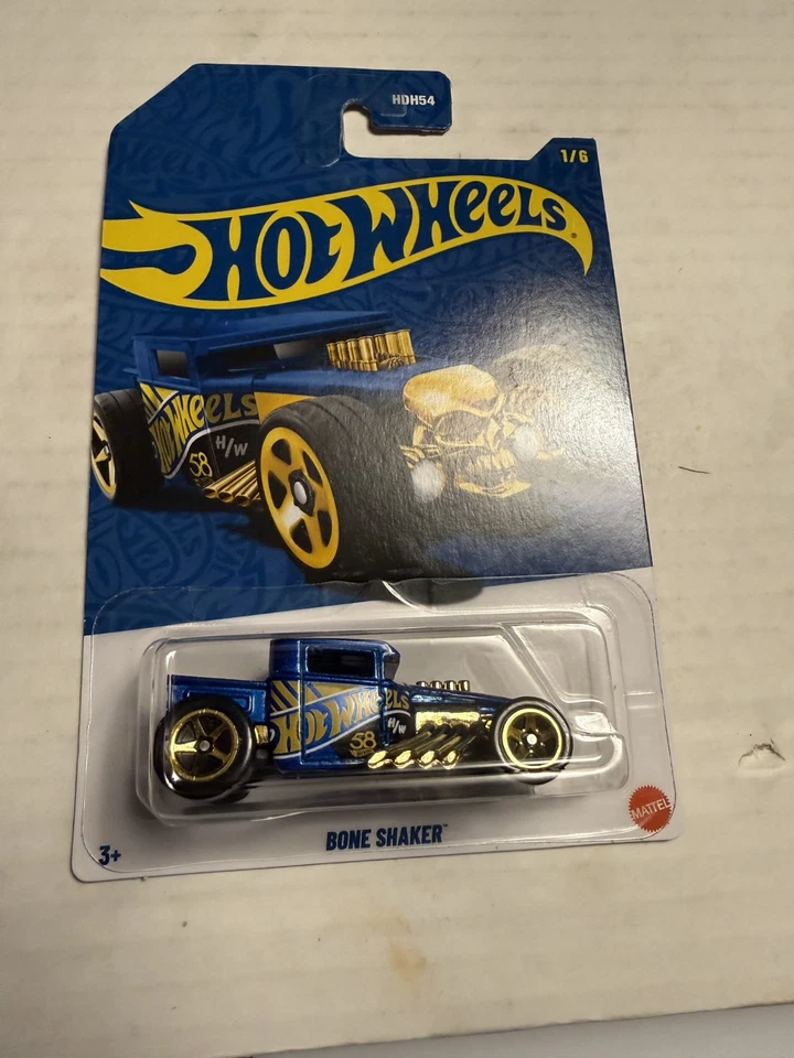 2025 Hot Wheels 57 Anniversary Pearl & Chrome Bone Shaker - image 1 of 1