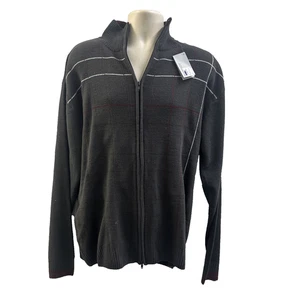 NUOVO Maglione Uomo Grigio Adolfo Sport, XL Finestra Quadri - Foto 1 di 7