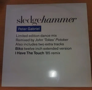 Peter Gabriel Sledgehammer Ltd Edition Dance Mix 12" Vinyl Single 1986 PGS 113 - Picture 1 of 5